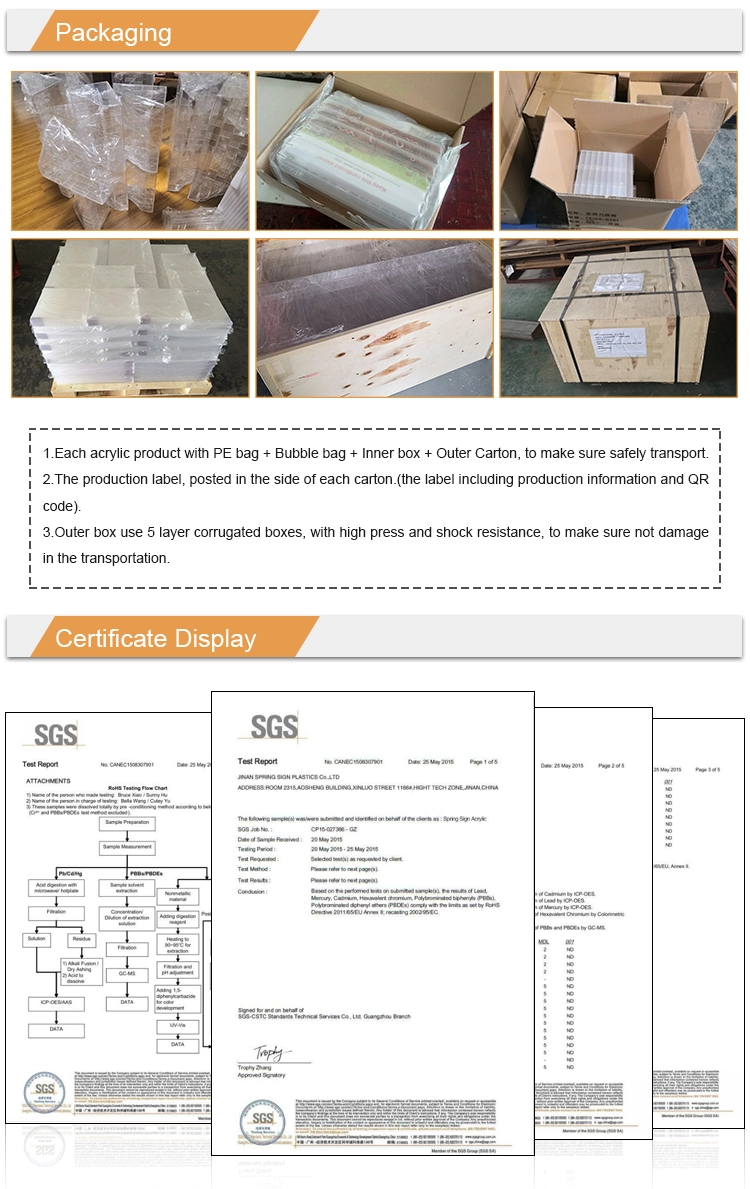 product-1-1 SpringSign flower packaging box crystal clear acrylic acrylic flower gift boxe with drawer