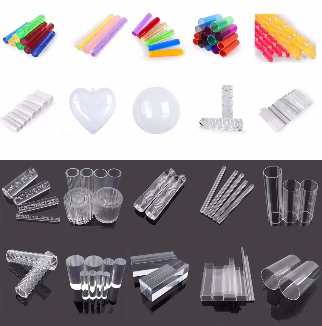 Different type of acryilc tube and acrylic rod