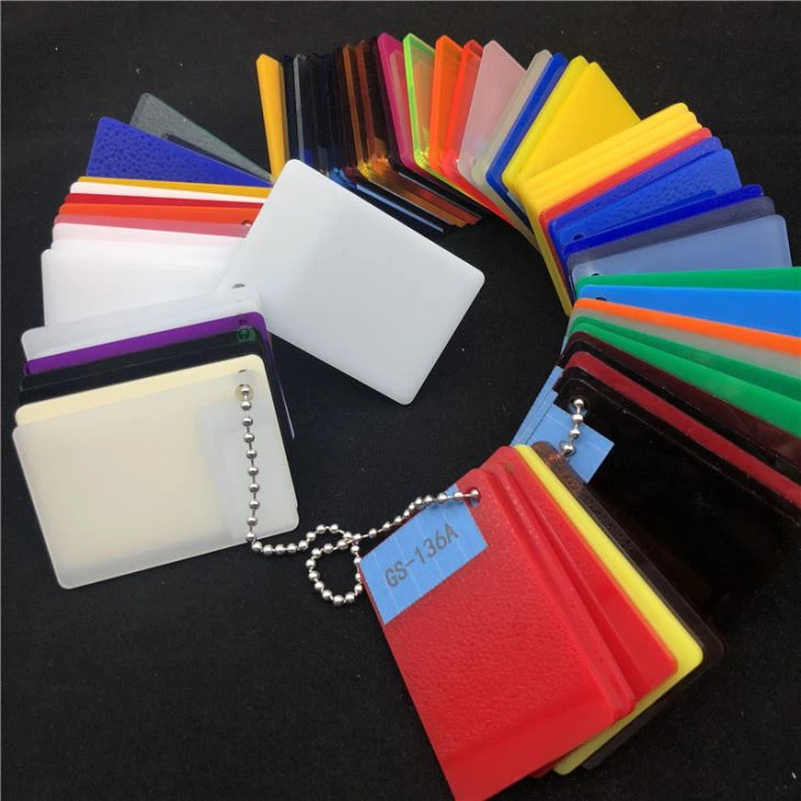 Cast Black And White PMMA Plastic High Gloss Acrylic Sheet