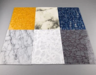 1/8 White Marble Acrylic Sheet