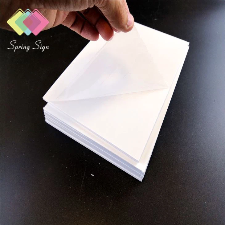 White 3mm 4mm PVC Sheet Rigid PVC Foam Board Plastic