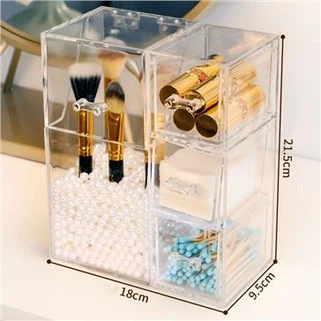 Crystal Acrylic Cosmetic Make Up Organizer