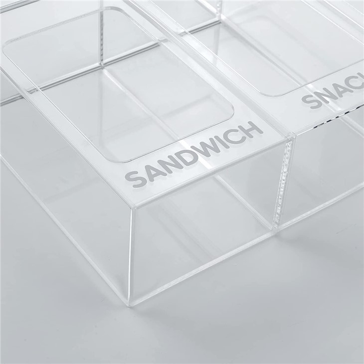 Acrylic Ziplock Bag Storage Organizer
