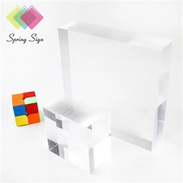 Thick Clear Acrylic Block For Making Display