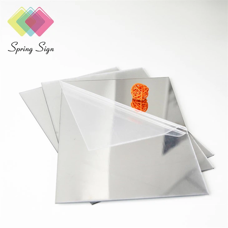 Self Adhesive Acrylic Mirror Sheet with sticker Manufacturers, suppliers, Factory Good Price