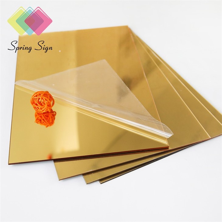 Wholesale Decorations Silver Gold Rose Gold Acrylic PMMA Mirror Sheet