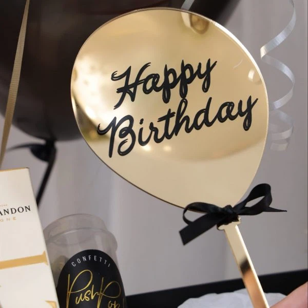 Custom Laser Cutting Gold/Silver Mirror Acrylic Sheet