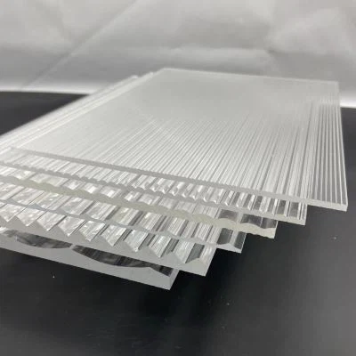 Small Striped Acrylic Fluted Sheet