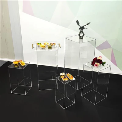 Clear Acrylic Plinth Display Stand