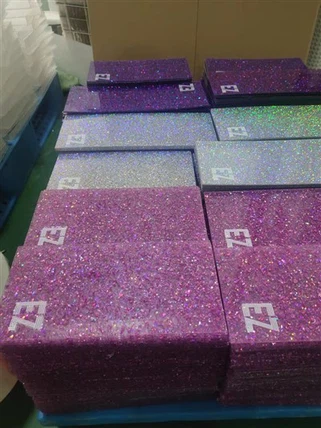 Laser Cutting Color Glitter Plexiglass Sheet