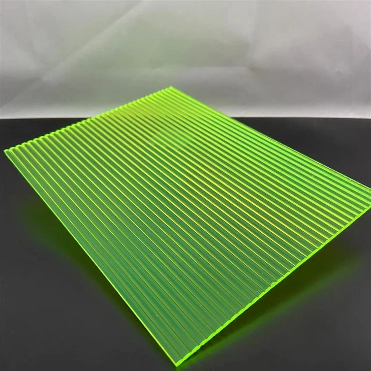 Color Arc-shaped Texture Lenticular Acrylic Plastics Sheet